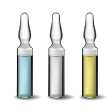 medical vials set