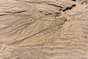 Sand Texture Brown sand. Background from fine sand. Sand background