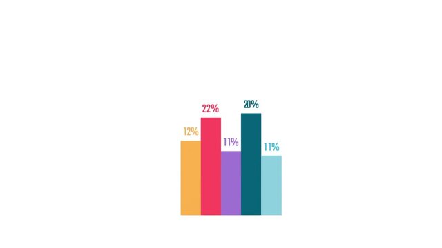 Infographic elements. Bisness diagram. Percent table. Marketing plan. HD video