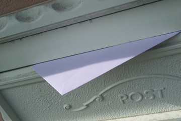 ポスト・手紙 - A letter in the mailbox
