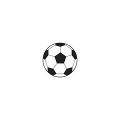 Soccer ball icon. 