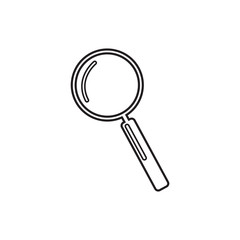 Magnifying glass icon illustration