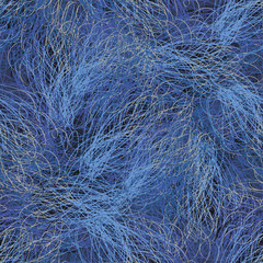 Sisal. Seamless pattern, non-woven fiber texture. Filler for boxes. EPS10