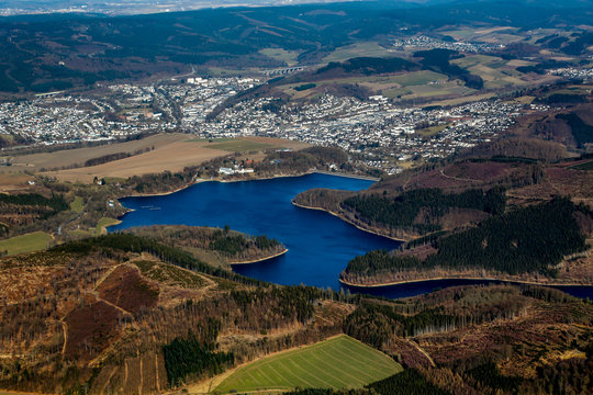 Hennesee im Sauerland bei Meschede. 