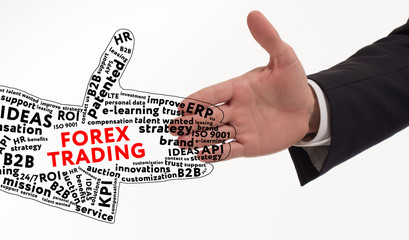 Business, technology, internet and networking concept. Young entrepreneur is committed to success...