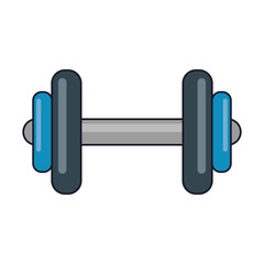 Gym equipment dumbell isolated