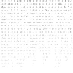 Abstract Matrix Background. Binary Computer Code. Coding. Hacker concept. Vector Background Illustration.