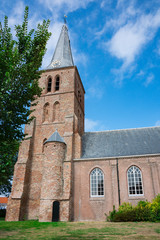 Fototapeta na wymiar church in Domburg, The Netherlands