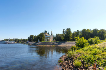 The Transfiguration Cathedral (Preobrazhensky sobor) of the Kremlin in Uglich, Russia.