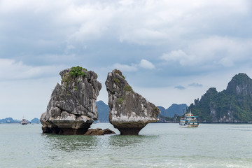 Ha Long bay in Vietnam