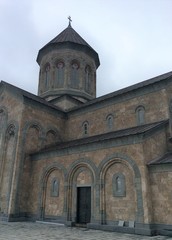 Fototapeta na wymiar Svetitskhoveli Cathedral in Mtskheta.