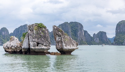 Ha Long bay in Vietnam