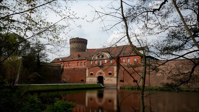Citadel Spandau in Berlin from April 13, 2016, Germany. One of the most famous and best preserved fortresses in Europe and was built between 1559 and 1594 on the site of a medieval castle.