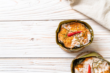 steamed fish with curry paste