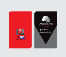  Business Card Template, Engineer Name card