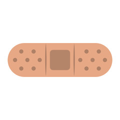 Bandage band aid symbol isolated