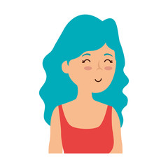 beautiful young woman character