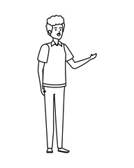 young man avatar character