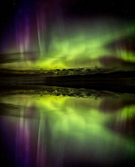 Northern Lights Aurora Reflection