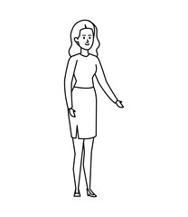 beautiful young woman character