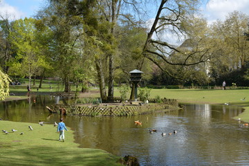 Nantes - Mare aux canards et Pigeonnier du Parc de Procé