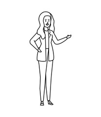 beautiful young woman character