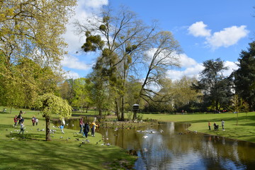 Nantes - Mare aux canards et Pigeonnier du Parc de Procé