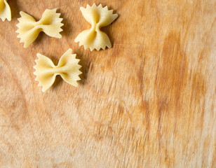  pasta on the table closeup