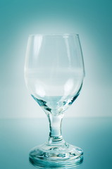 Abstract drink glass closeup