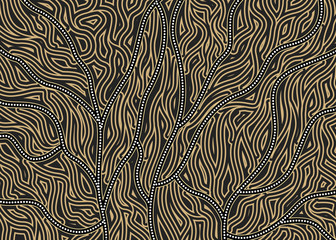 Obraz premium Illustration based on aboriginal style of background