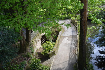 Nantes - Parc de Procé - Cheminement de la Chézine