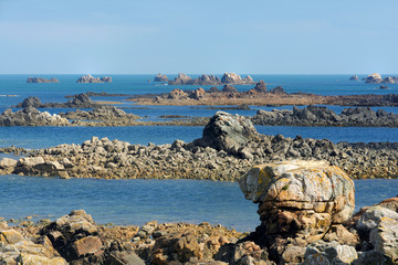Bretagne Felsenküste