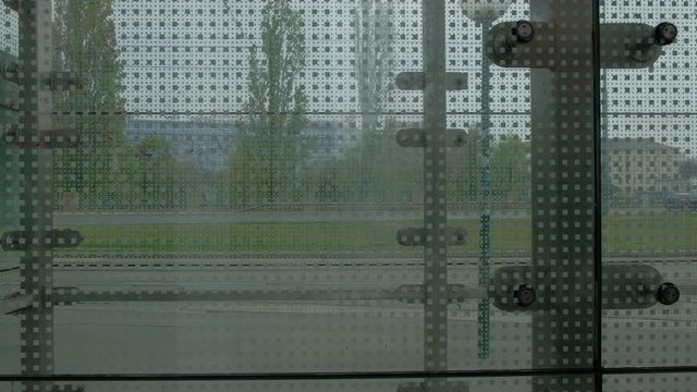 Tranv&iacute;a. Parada de autob&uacute;s. Viena. Austria