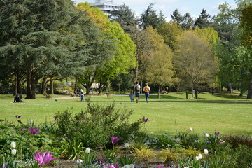 Nantes - Promenade et détente au Parc de Procé