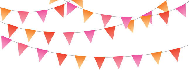 Obraz premium Sweet party pennants