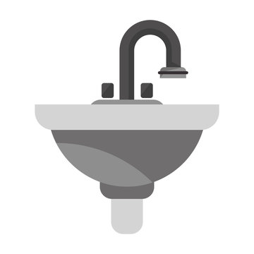 Bathroom handwash cartoon isolated