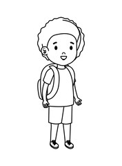 little boy kid character