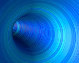 blue spiral tunnel or tube