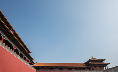 Fototapeta na wymiar Beijing, China Forbidden City