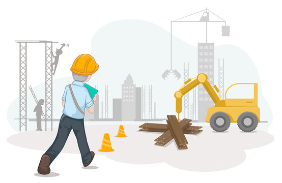 Vector worker and labour for Labour Day., Labour Day background , illustration