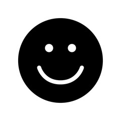 Obraz premium Smile icon. Happy face symbol.