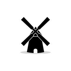 Obraz premium Windmill logo, sign or icon