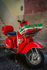 Fototapeta premium Italienischer Motorroller