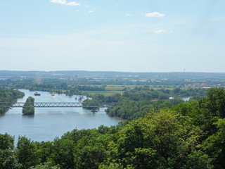 Fototapeta premium Die Donau bei Donaustauf