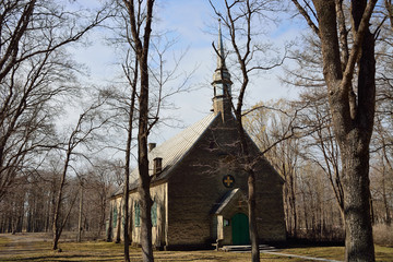 Fototapeta na wymiar Stone Church in Kunda, Estonia