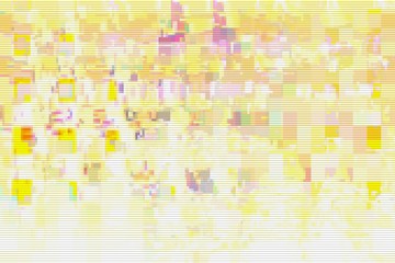 Glitch digital screen pattern white,  design.