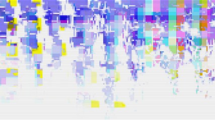 Glitch digital screen pattern white,  pixel.