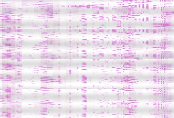 Glitch digital screen pattern white,  abstract graphic.