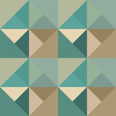 Abstract Retro Geometric Background. Vector