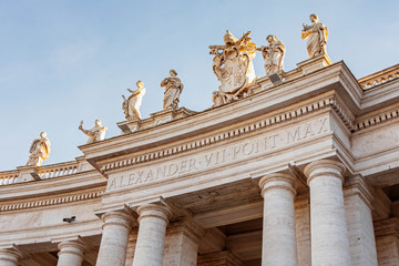 Fototapeta premium Saint Peter Basilica in Vatican Rome